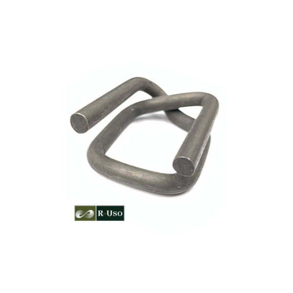 hebilla cruzada en 16mm y 19mm en bolsas de 750 y 500 unidades respectivamente